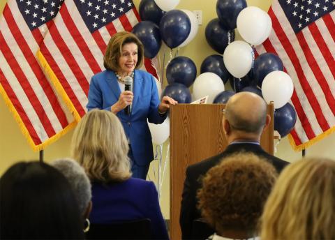 Speaker Pelosi Delivering Remarks