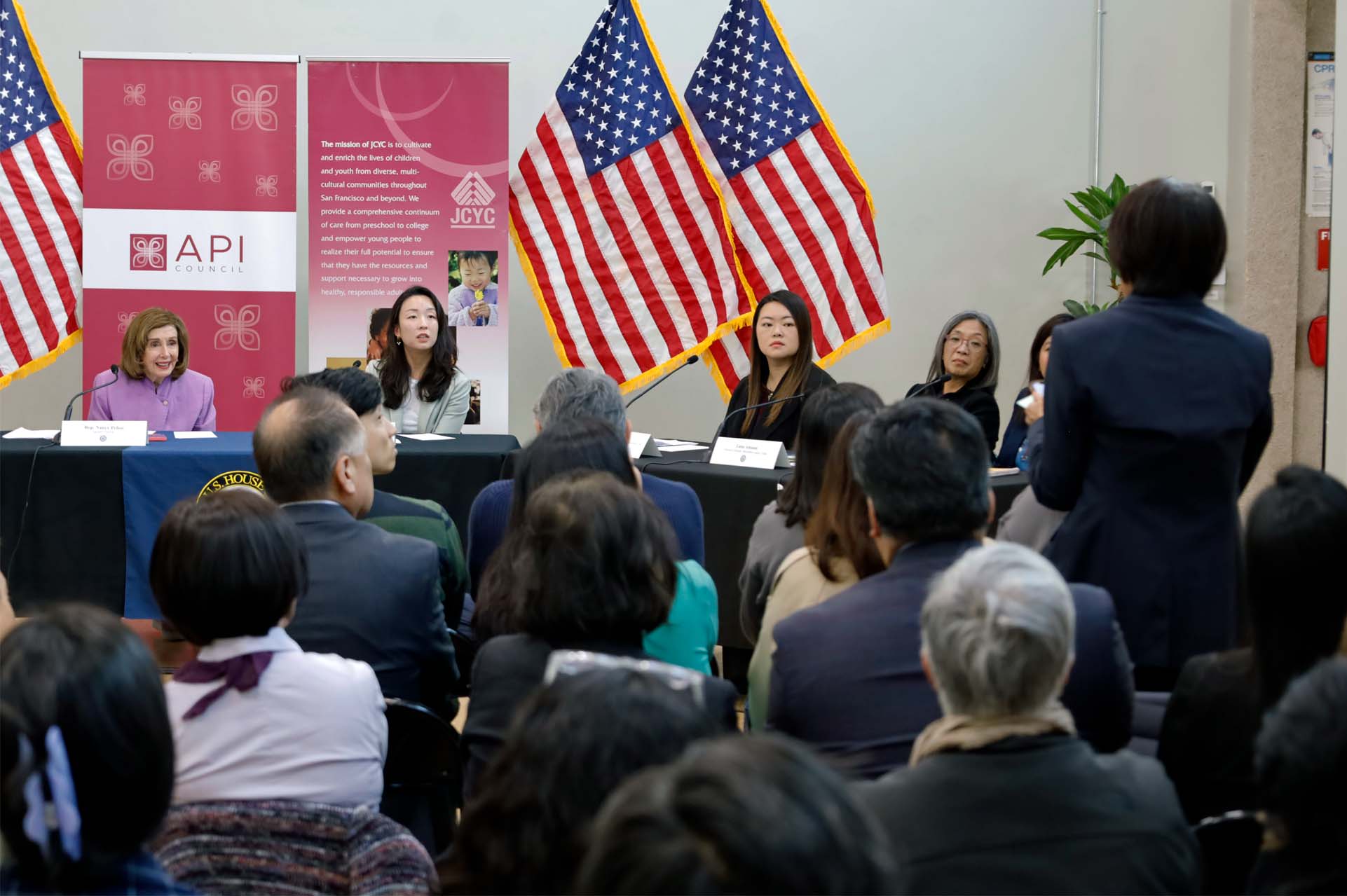Speaker Pelosi in conversation