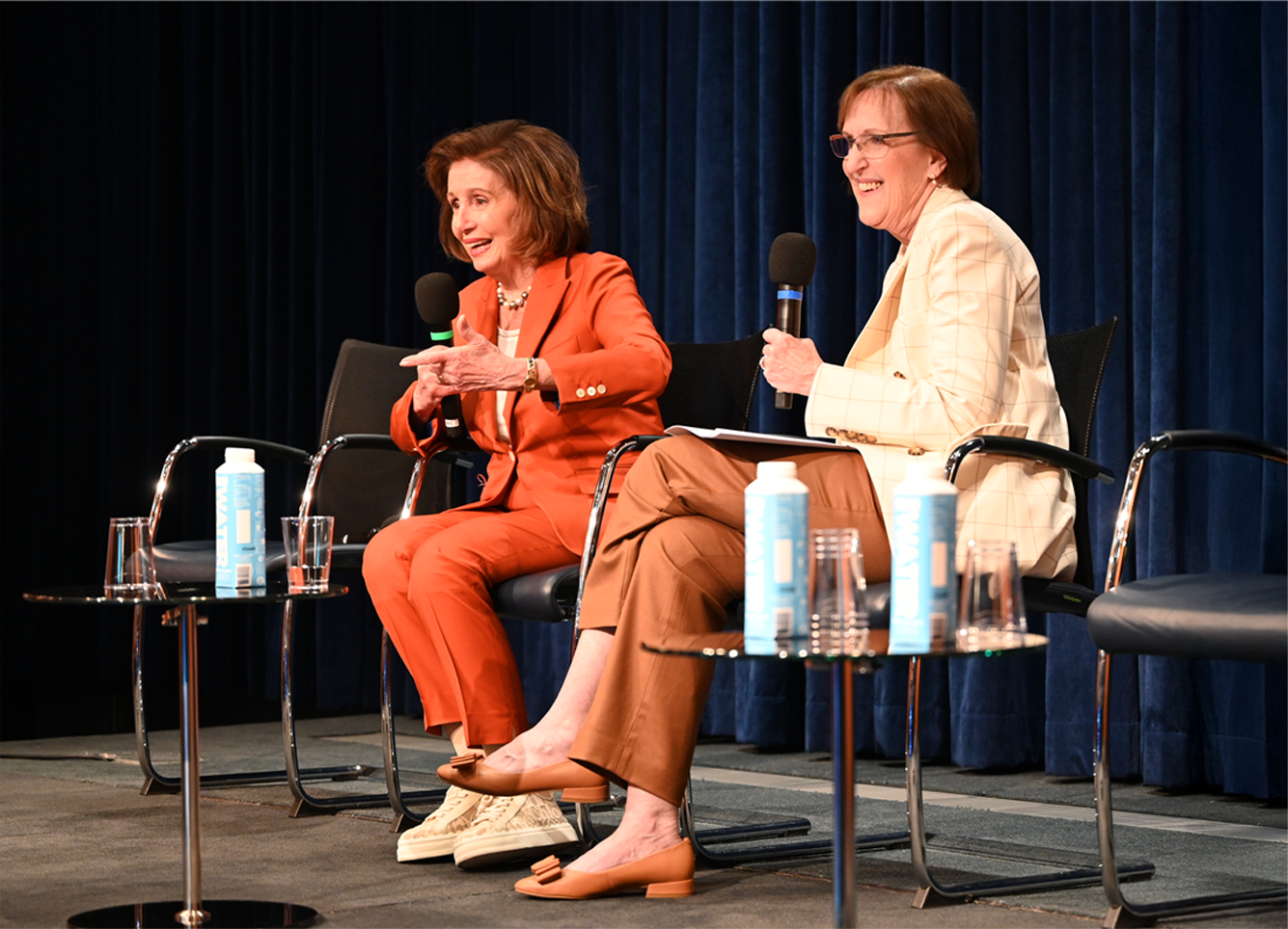 Speaker Pelosi in conversation with Karen Tumulty at The Century Foundation’s event marking the 15th anniversary of the Affordable Care Act.