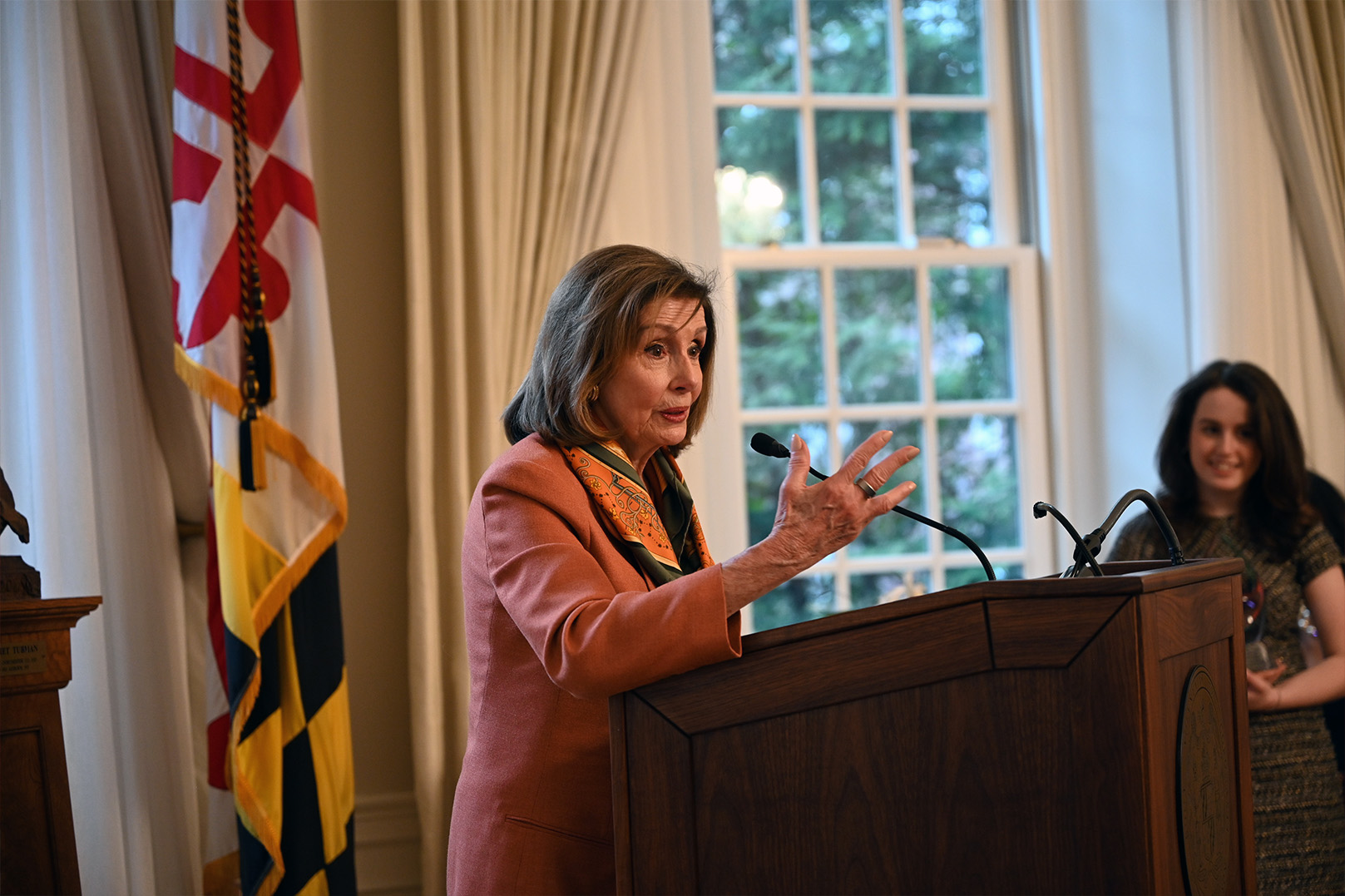 Speaker Pelosi Delivering Remarks