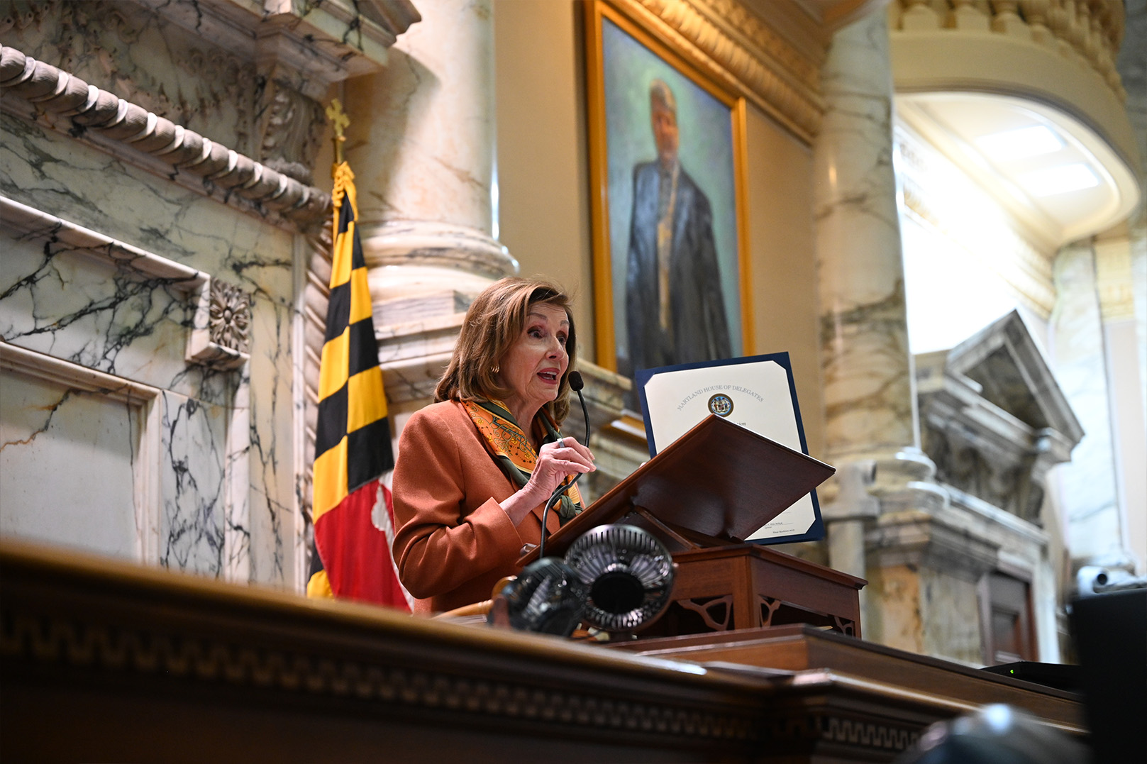 Speaker Pelosi Delivering Remarks