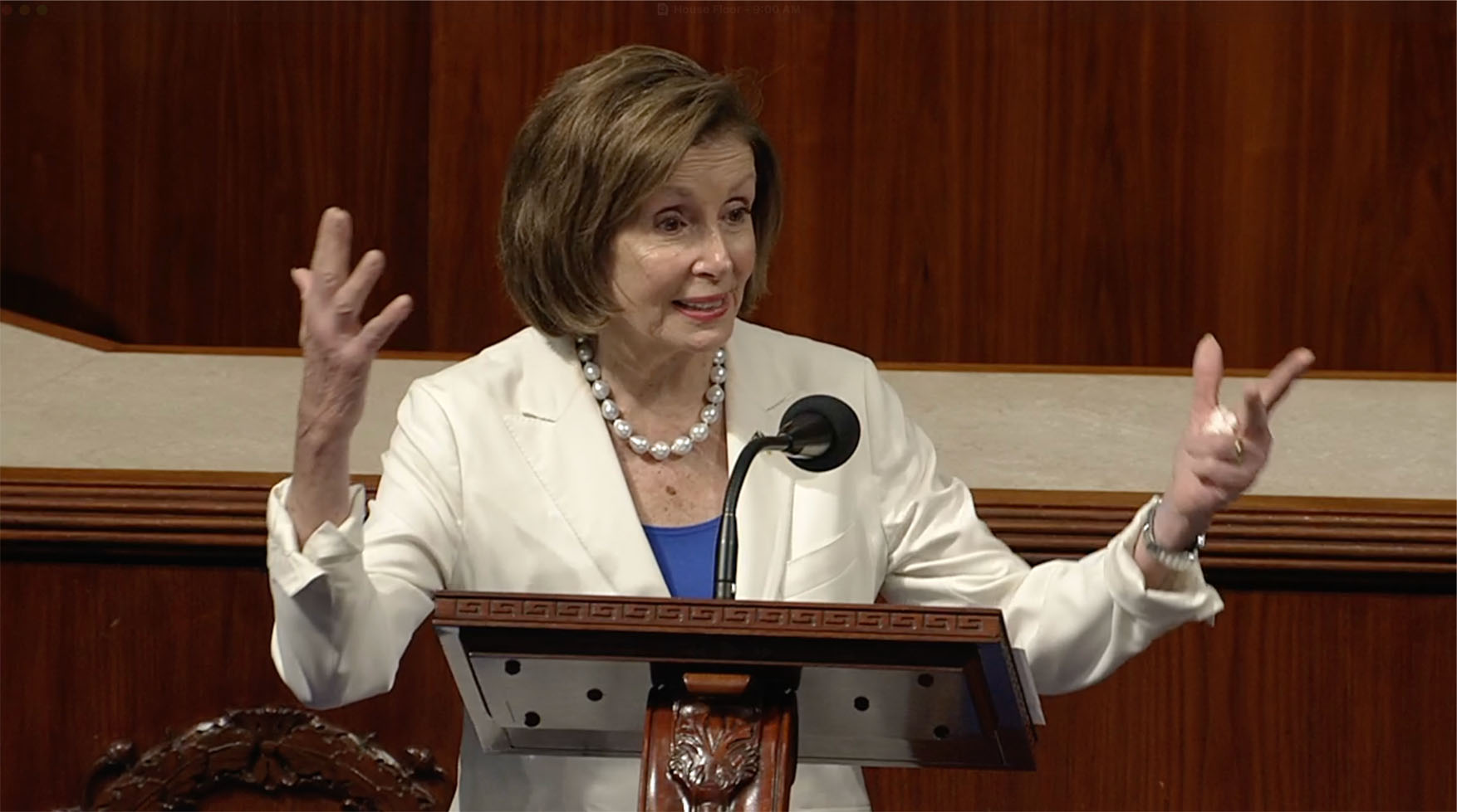 Speaker Pelosi Delivering Remarks