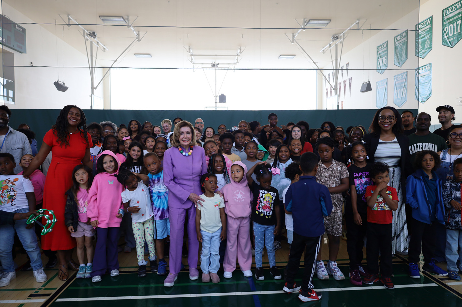 Speaker Pelosi poses for a photo