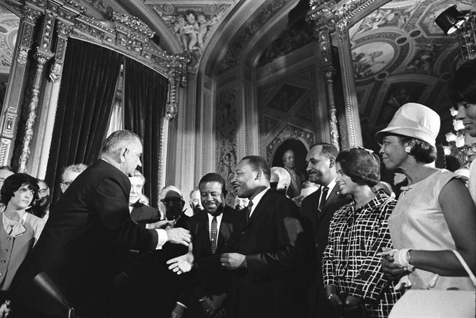 LBJ and MLK
