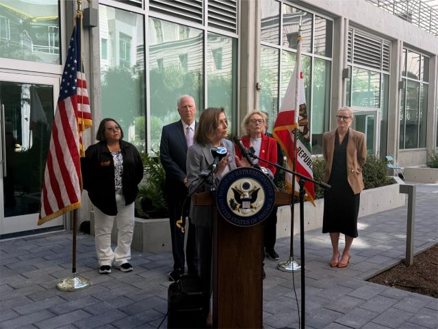 Speaker Pelosi Delivering Remarks