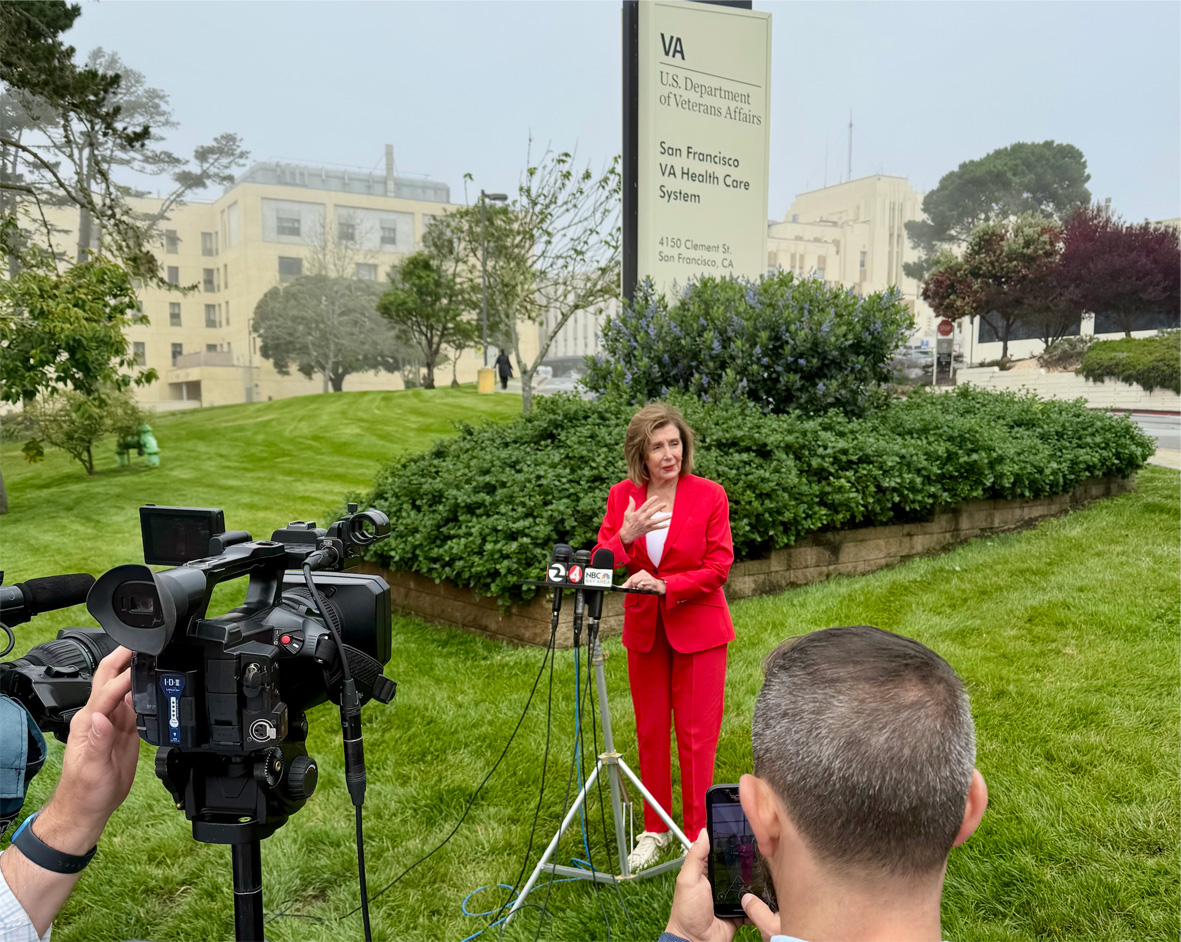 Speaker Pelosi Delivering Remarks