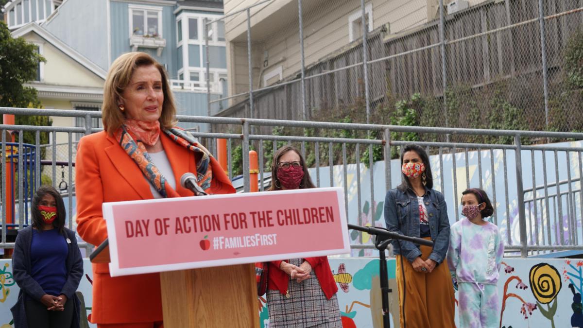 Nancy Pelosi joins San Francisco educators