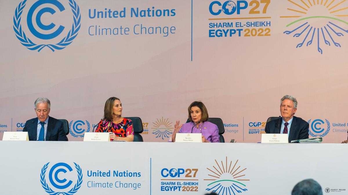 Congresswoman Nancy Pelosi meets with this year’s Goldman Environmental Prize recipients – six individuals who have made a profound impact in their communities and throughout the world by fighting for environmental justice.