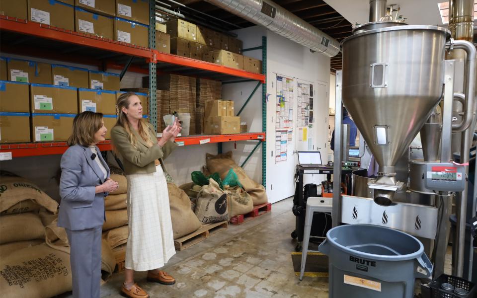 Speaker Pelosi in conversation 