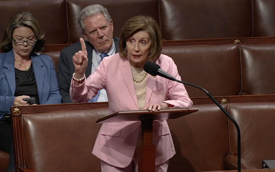 Speaker Pelosi Delivering Remarks