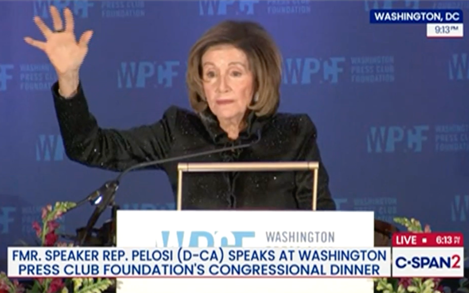 Speaker Pelosi Delivering Remarks
