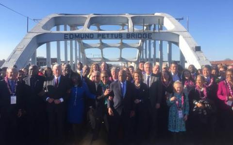 Democratic Leader Nancy Pelosi today released this statement while on a pilgrimage led by Congressman John Lewis commemorating the series of marches in Selma, Alabama that led to the passage of the Voting Rights Act of 1965.