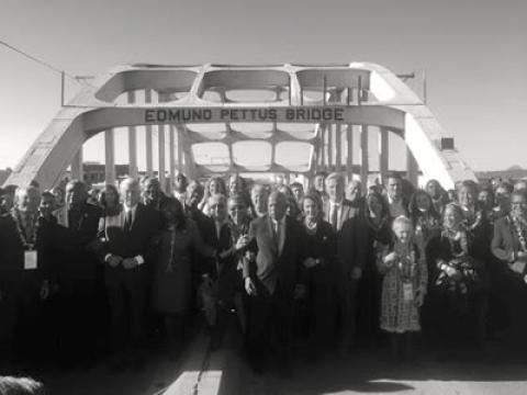 Congresswoman Pelosi joins Congressman John Lewis, Congressional colleagues and civil rights leaders to honor the 50th anniversary of the equal rights marches from Selma to Montgomery that paved the way for the landmark Voting Rights Act of 1965 at the 