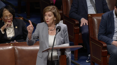 Speaker Pelosi Delivering Remarks