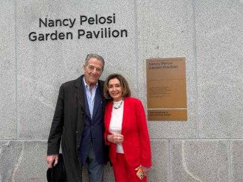 Speaker Pelosi poses for a photo