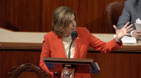 Speaker Pelosi Delivering Remarks