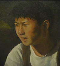 Man Hei Cheung's Congressional Art Competition oil painting entitled 