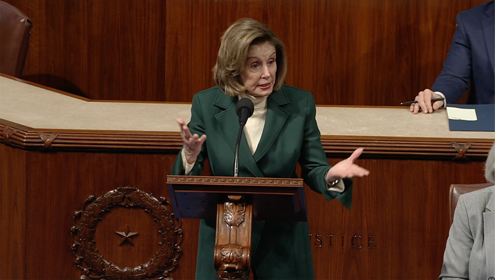 Speaker Pelosi Delivering Remarks