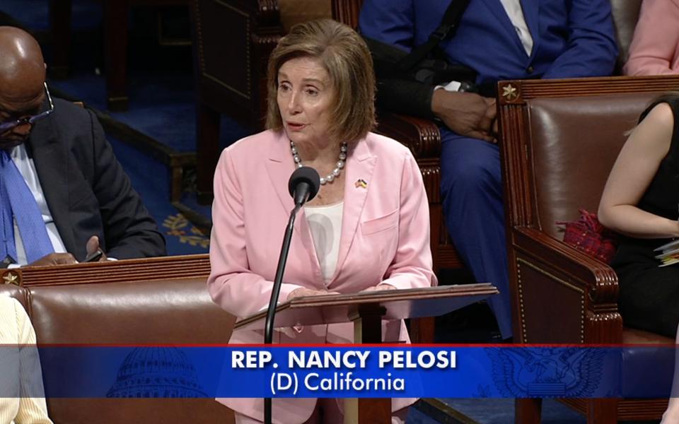 Speaker Pelosi Delivering Remarks