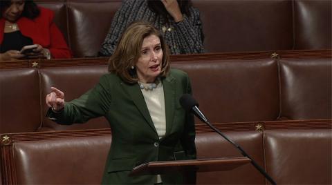 Speaker Pelosi Delivering Remarks
