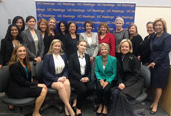 Congresswoman Pelosi joins community leaders at the UC Hastings Women's Law Journal 25th Annual Symposium to promote the women's economic agenda.